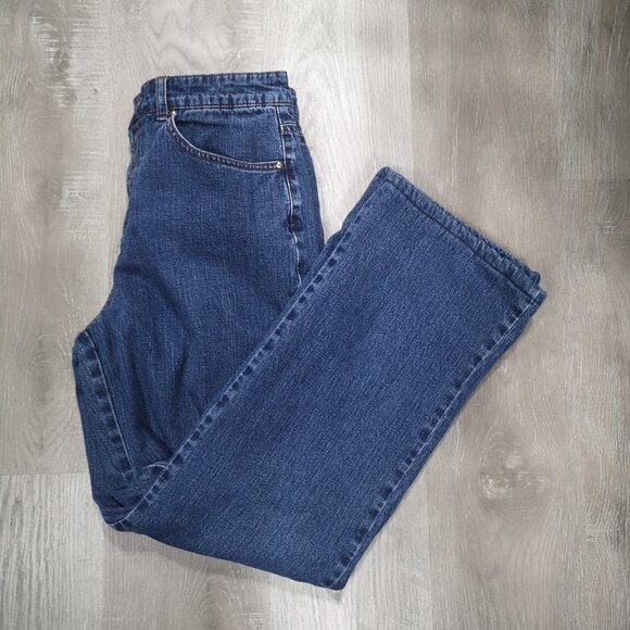 Wind River Ladies Fleece Lined Medium Wash Classic Fit Blue Jeans - Picture 4 of 13